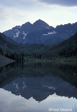 White River NF Maroon Bells Sunset Reflection