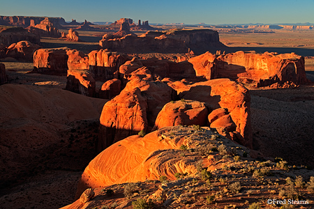 Monument Valley Hunts Mesa Sunset
